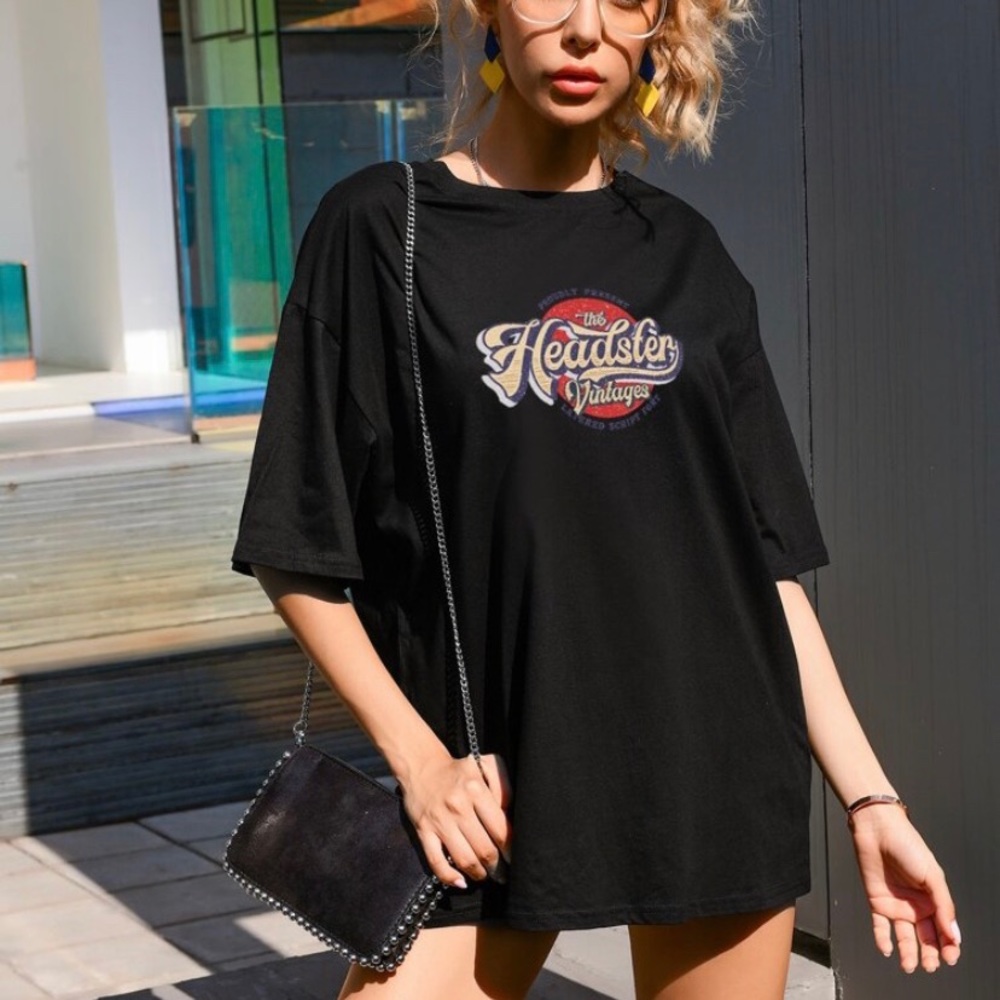 Letter Graphic oversized tee